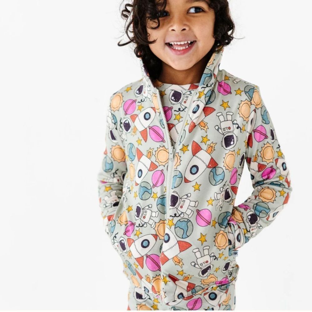 Kids Boutique Bums & Roses Reversible Jacket
